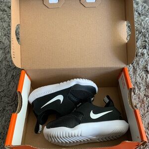 Nike Black and White Toddler Shoes